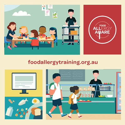 New food allergy training available for staff working in schools and children’s education and care services