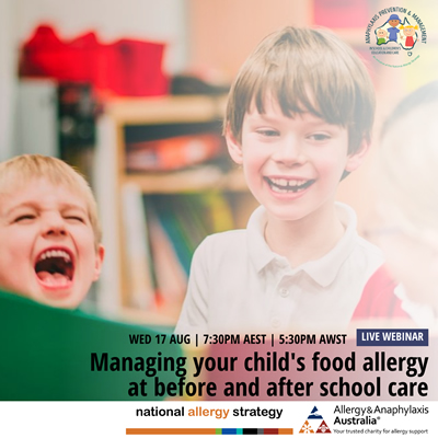 Managing your child with food allergy before and afetr school