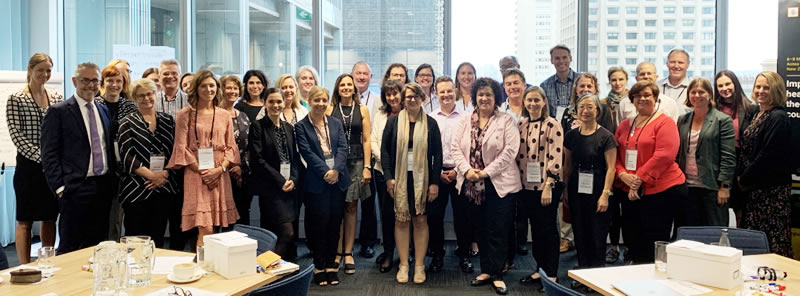 Dr Norman Swan with attendees of the shared care model meeting held in Sydney in April 2019