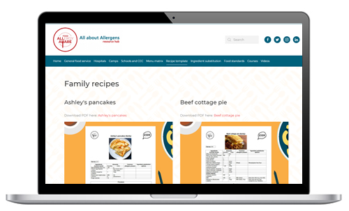 AAA Resources Hub family recipes