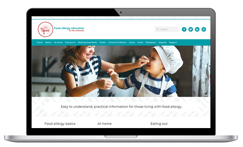 Food Allergy Education website