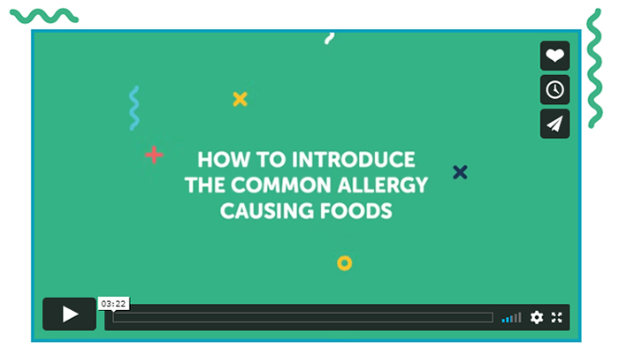 How to introduce the common allergy causing foods