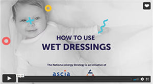 eczema how to use wet dressings